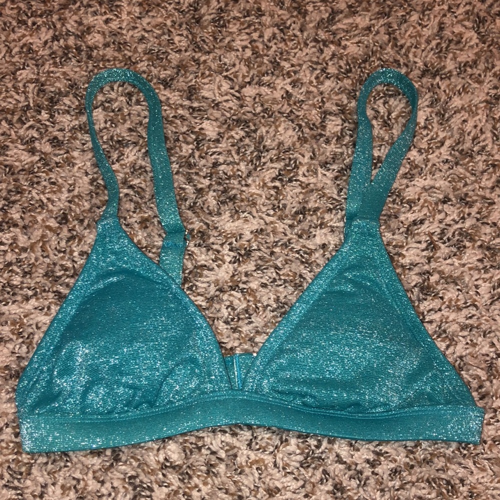 Xhilaration shimmer sparkle triangle sexy bikini vacation spring summer cute